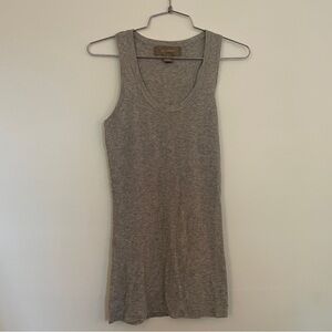 Ply 100% Cashmere Gray Tank